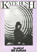 Kate Bush In aid of Bill Duffield concert programme and photograph