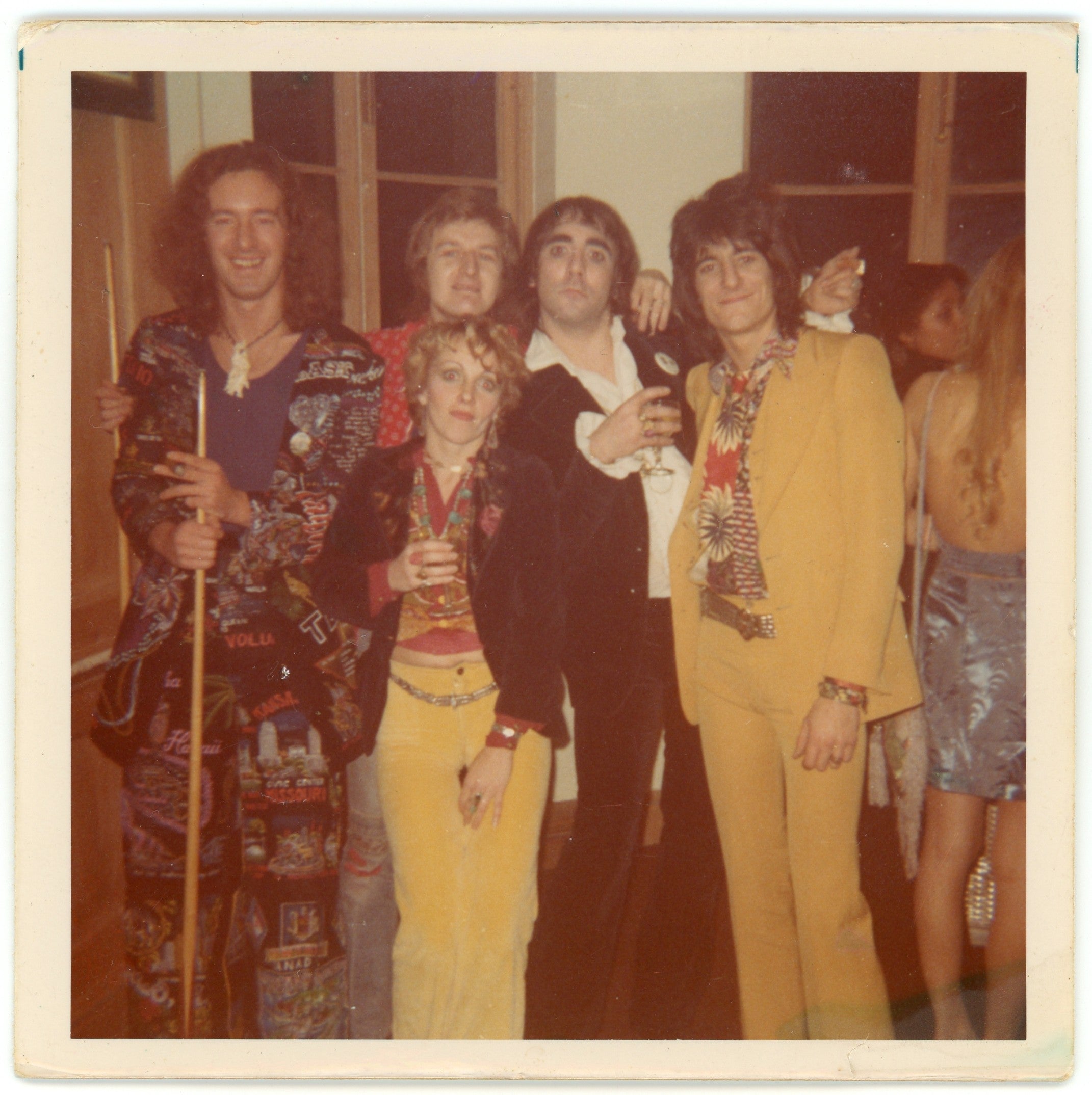 Keith Moon and Ronnie Wood Friar Park Snapshot 1971
