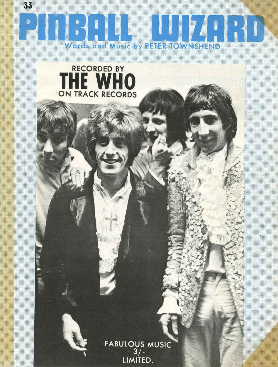 A collection of 60s sheet music