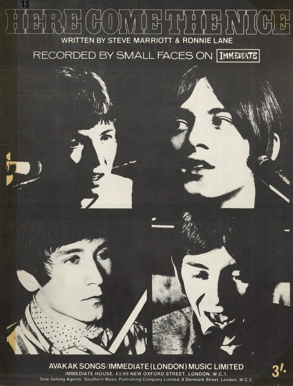 A collection of 60s sheet music