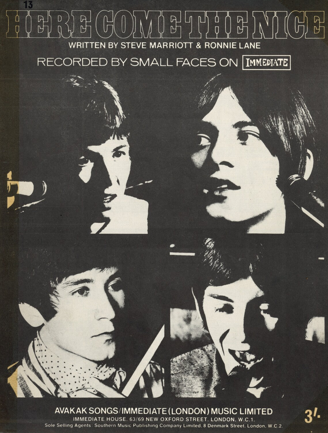 A collection of 60s sheet music