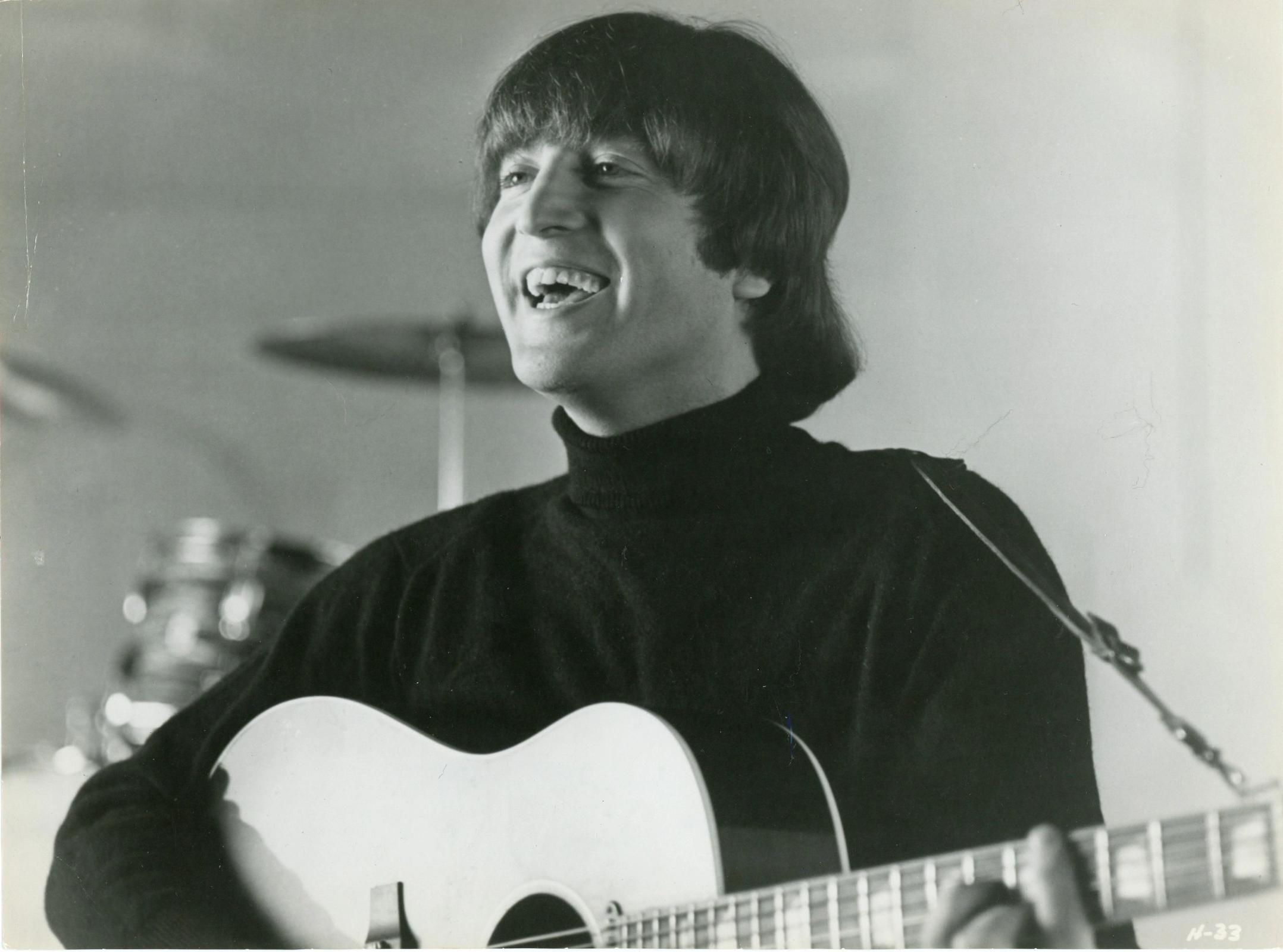 John Lennon “Help” Press photograph 1965