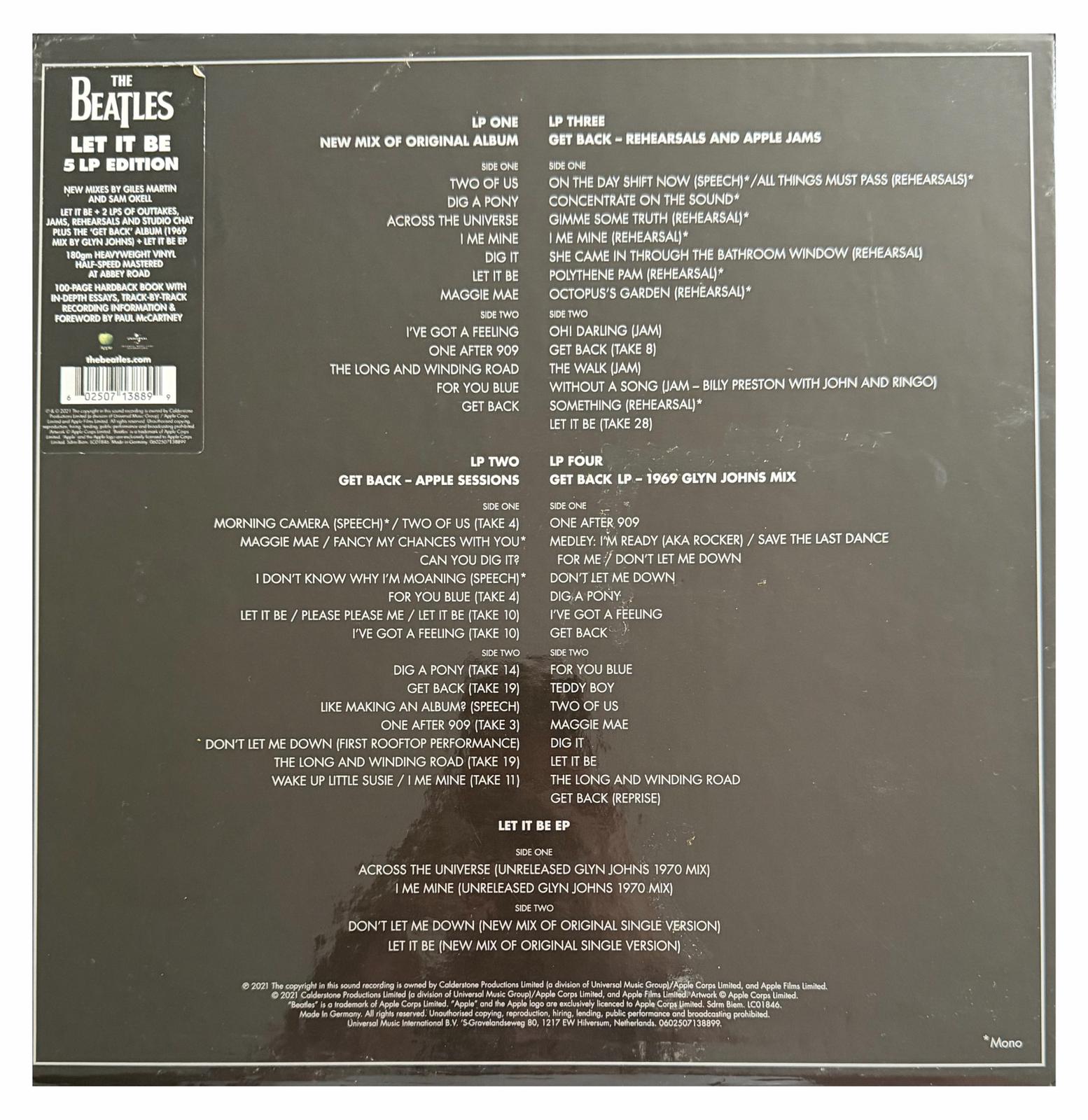 The Beatles' Let It Be Super Deluxe Vinyl Special Edition box set 2021