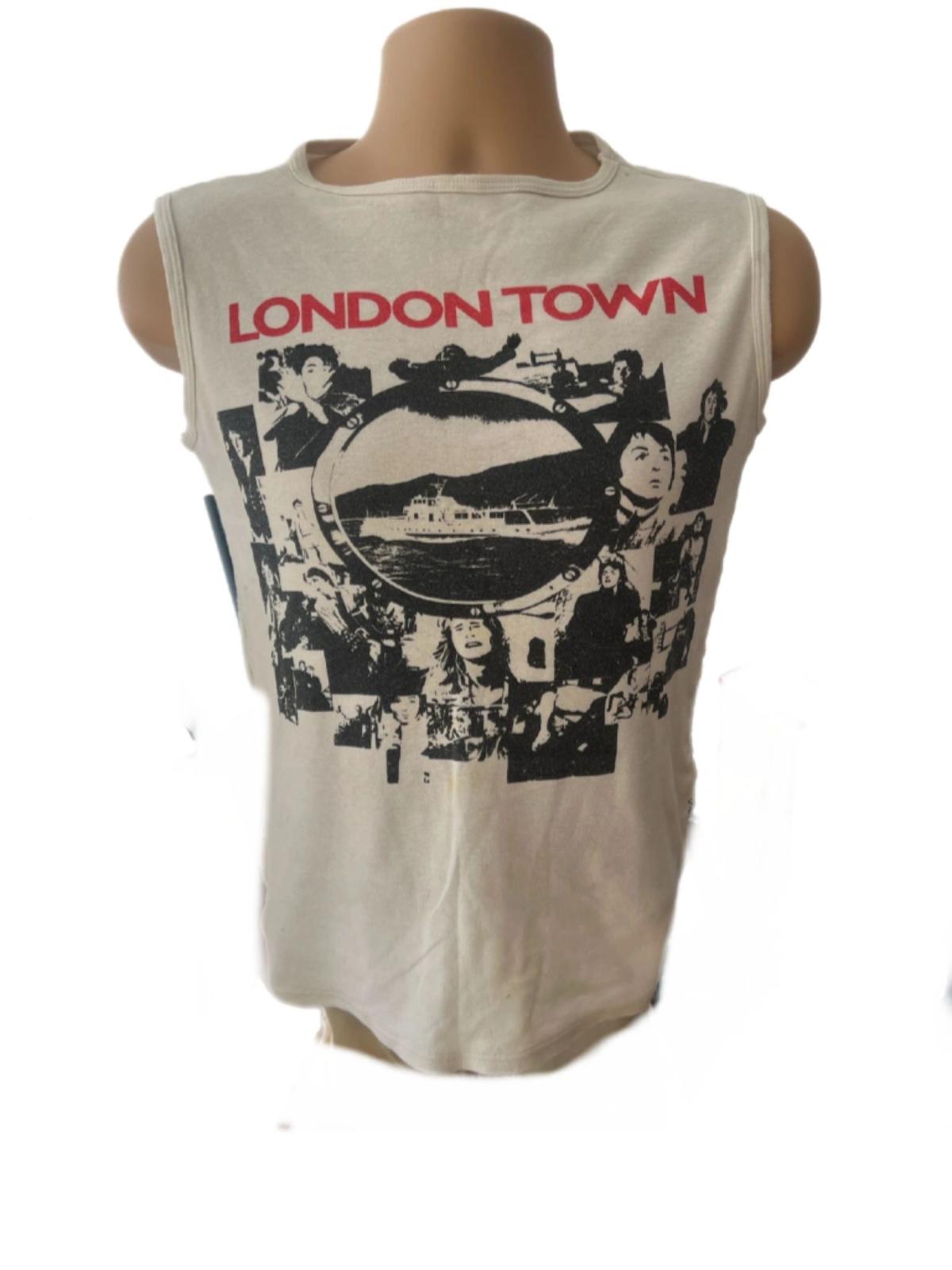 Paul McCartney and wings London Town Promotional Vest 1978