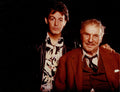 Paul McCartney and Ralph Richardson Photograph 1984