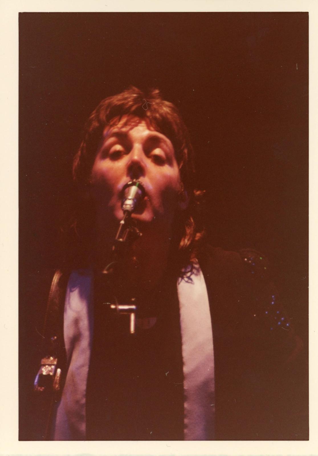 Paul McCartney snapshot San Diego 1976