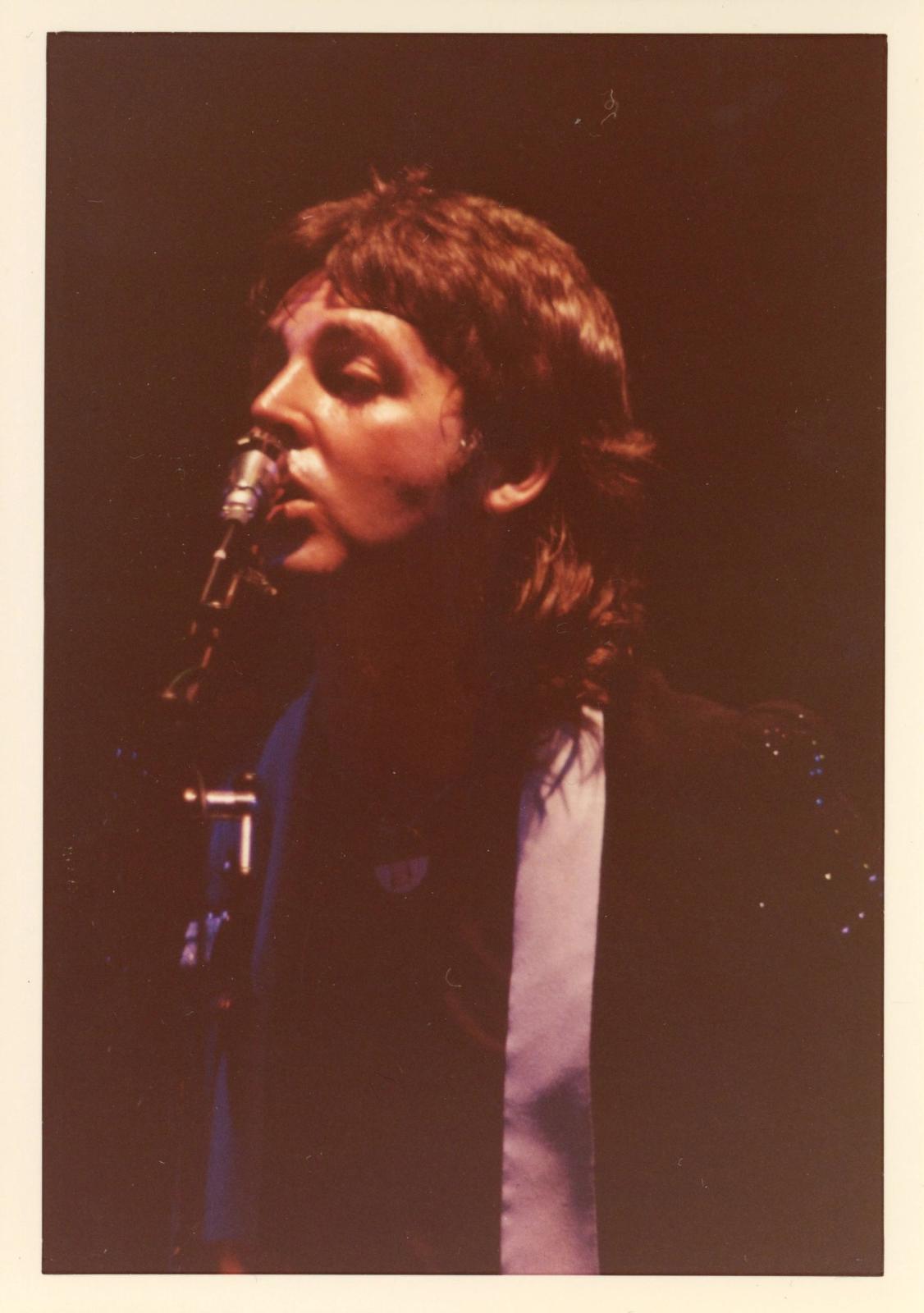 Paul McCartney snapshot San Diego 1976