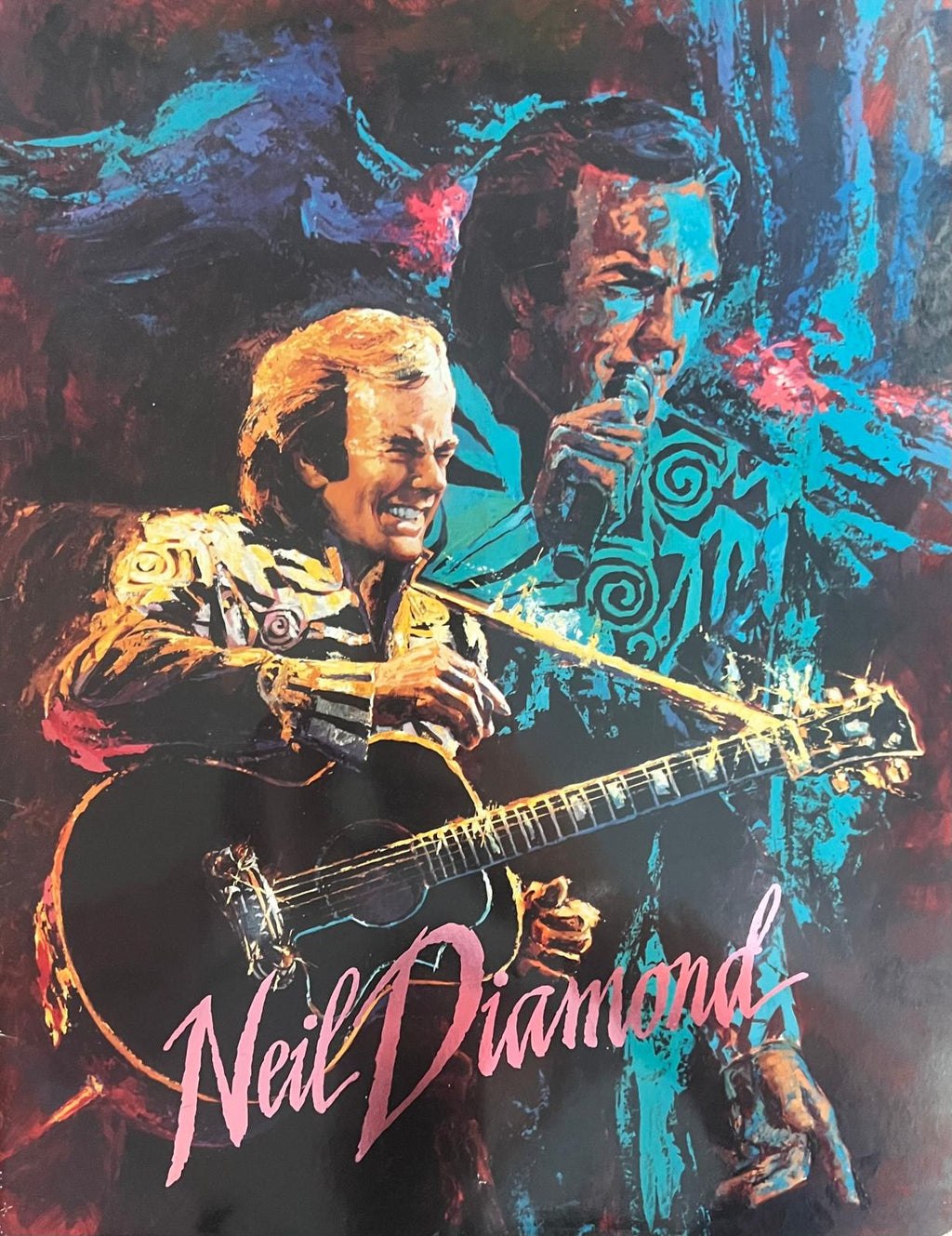 Neil Diamond signed tour programme 1992