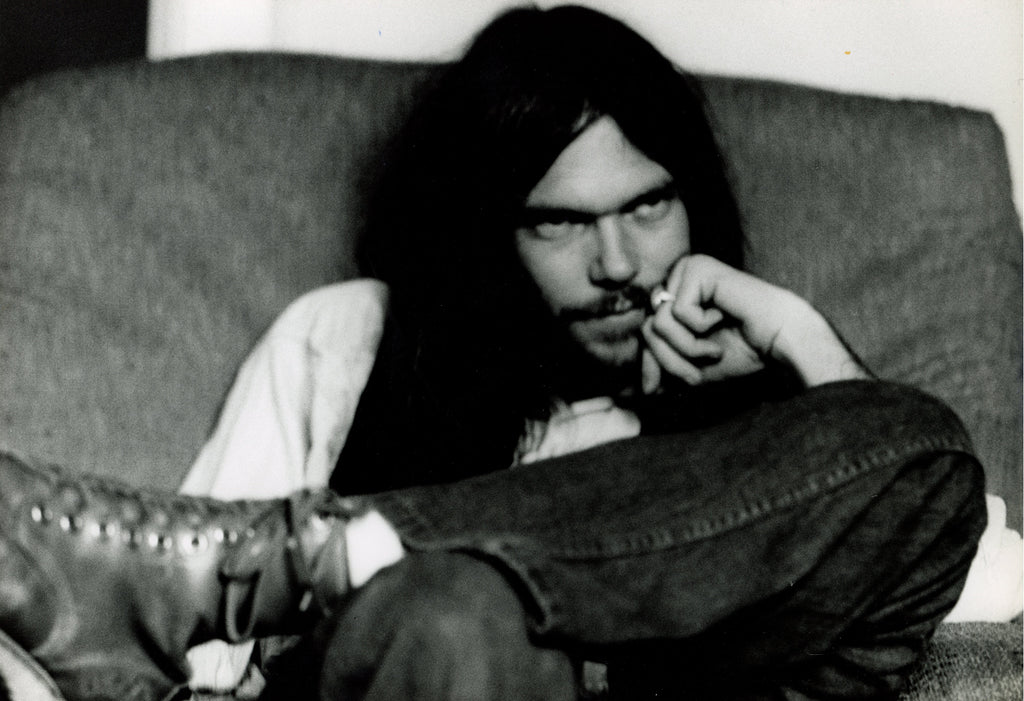 Neil Young Black and White Photographs