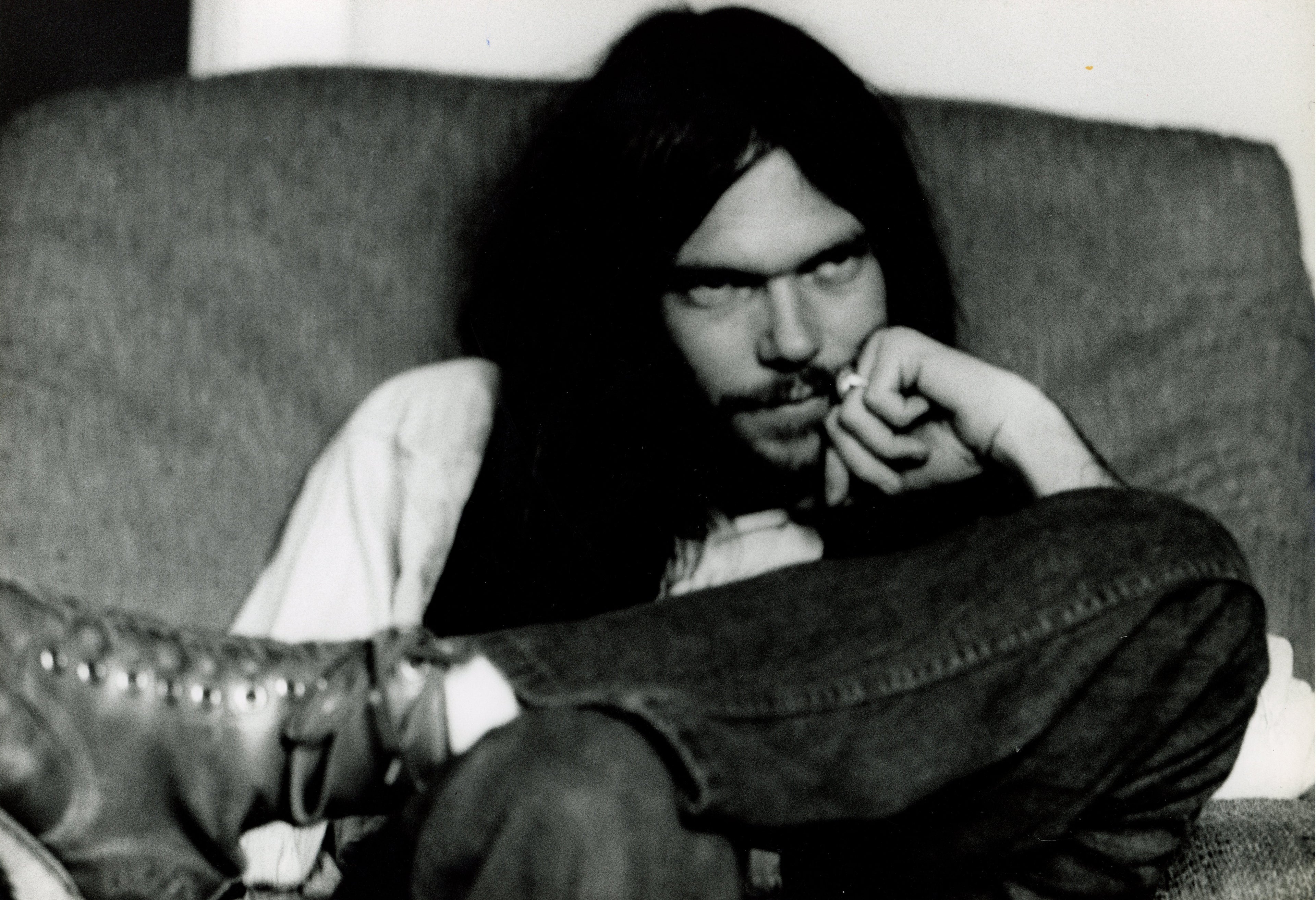 Neil Young Black and White Photographs