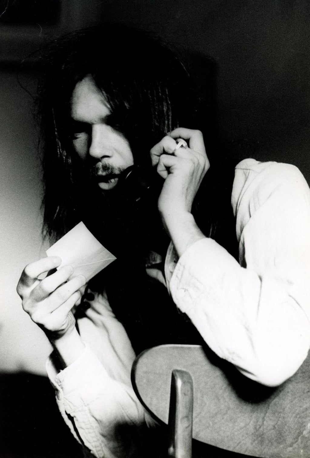 Neil Young Black and White Photographs