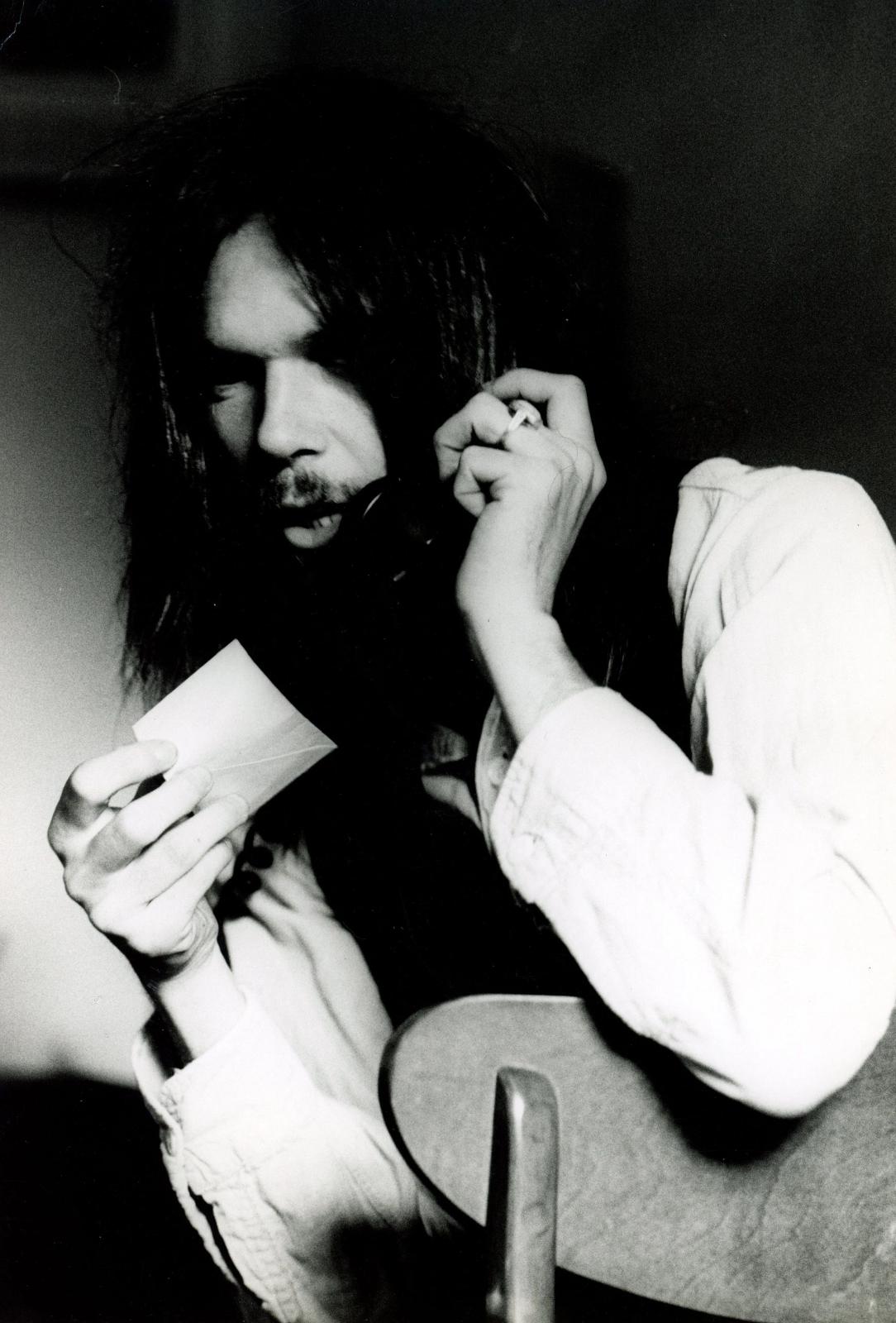 Neil Young Black and White Photographs