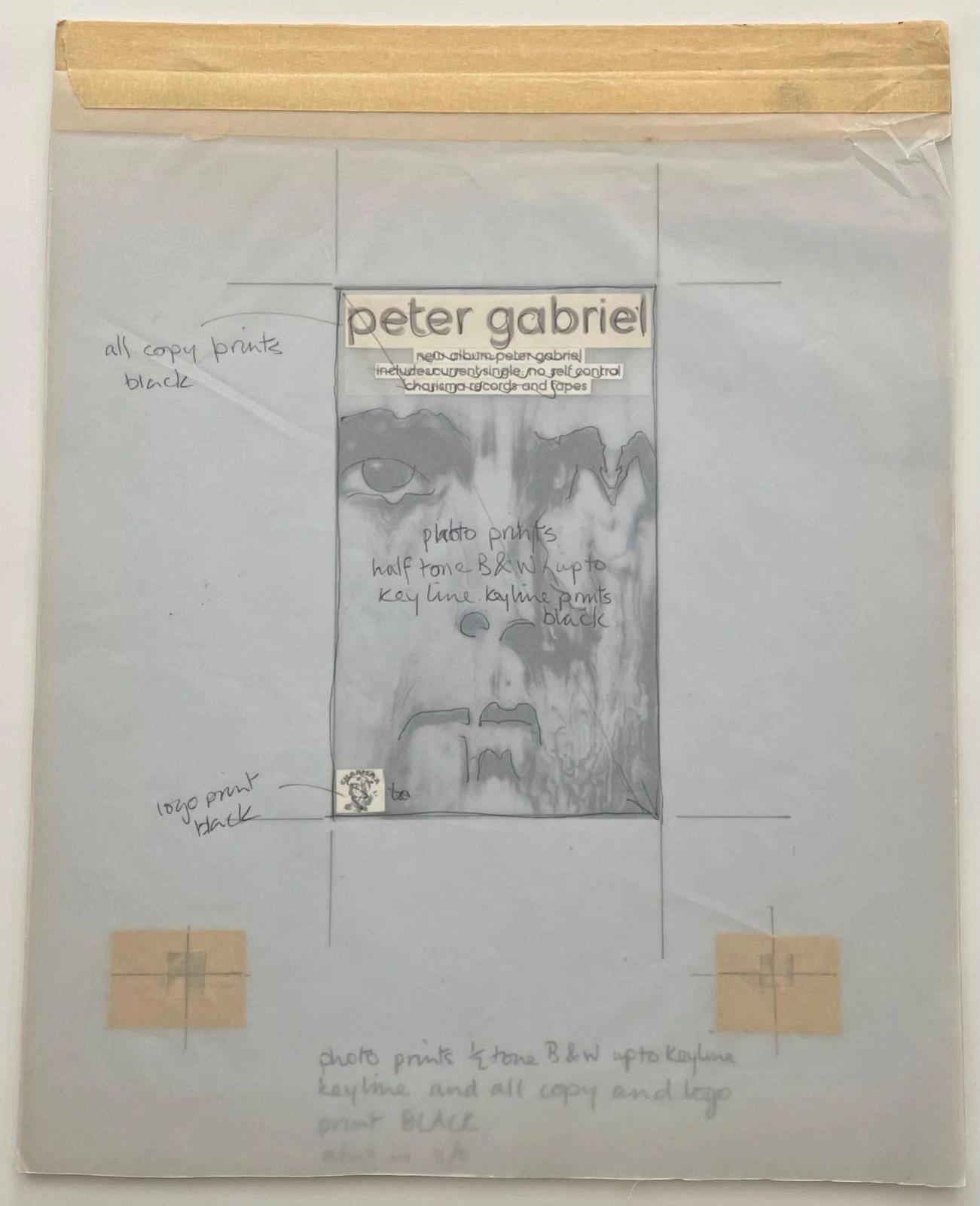 Peter Gabriel Ein deutsches Album advertising mock up