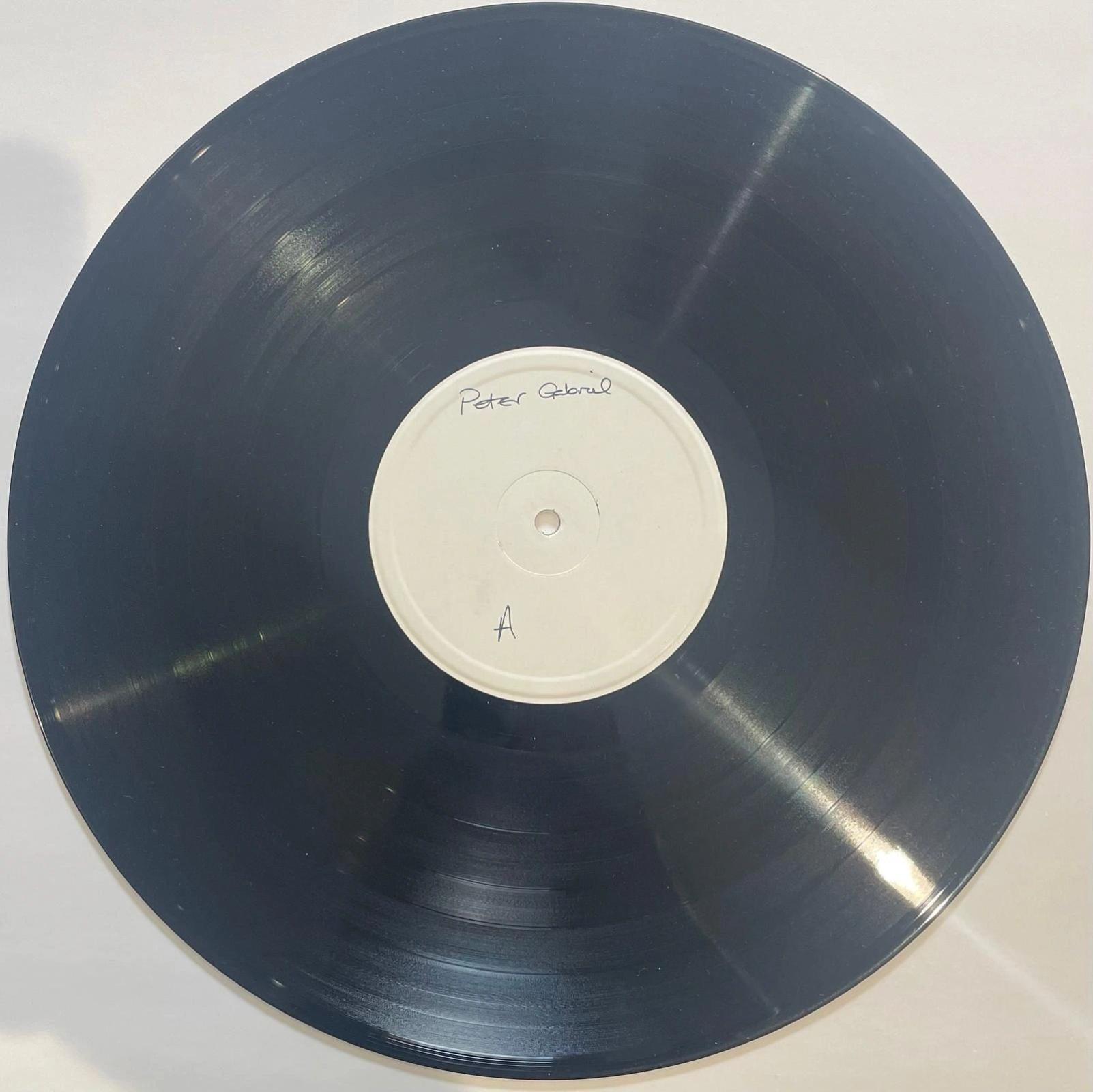 Peter Gabriel Scratch white label Test pressing