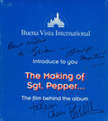George Martin and Phil Colins signed The Making of Sgt. Pepper