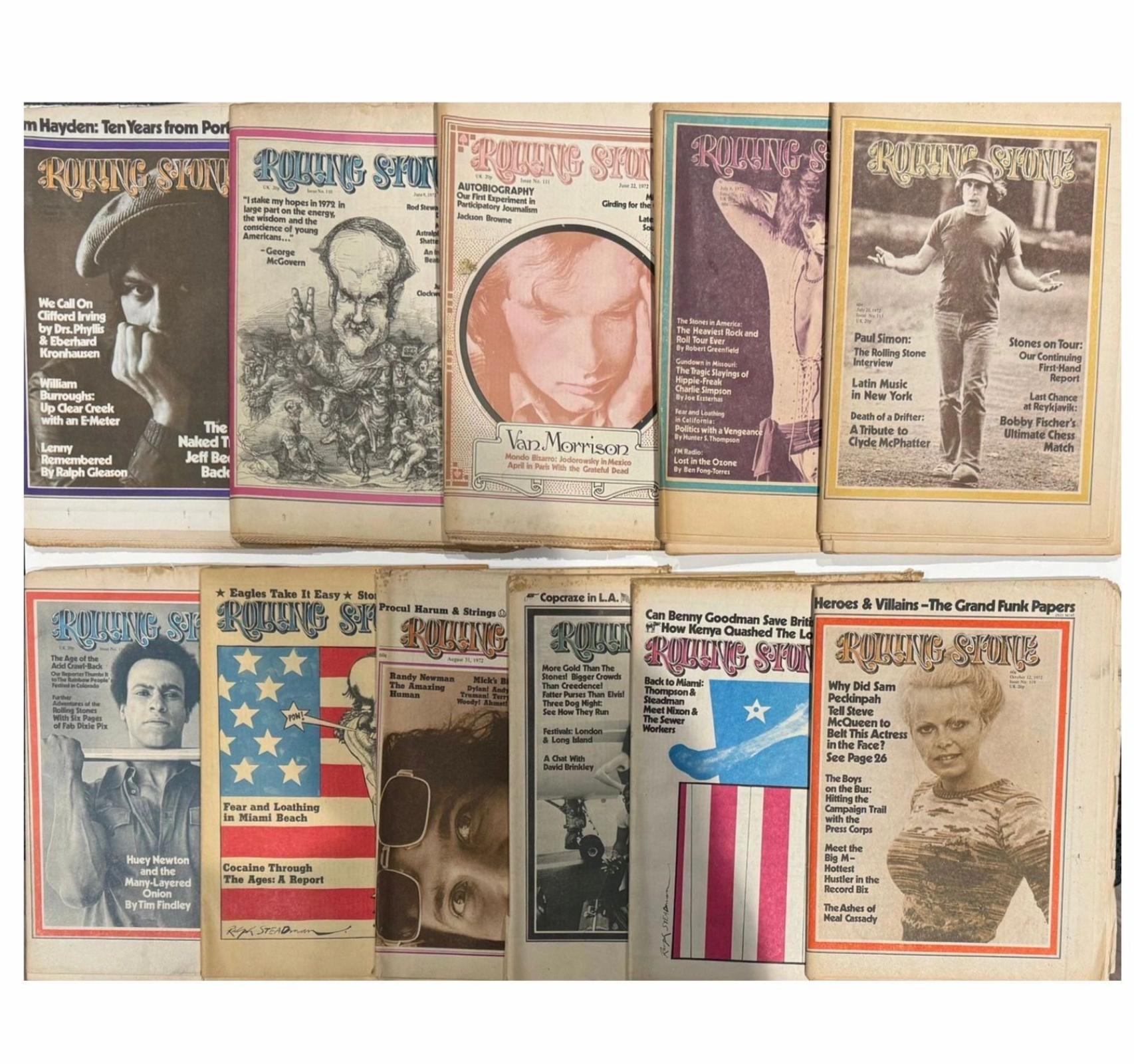 Rolling stones Magazines 110-120 1972