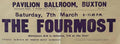 The Fourmost pavilion ballroom Buxton banner 1964