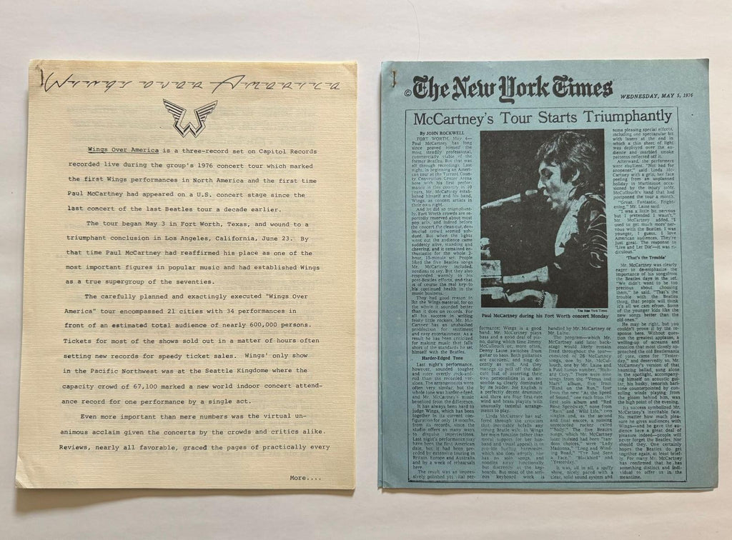 Wings over America Press kit