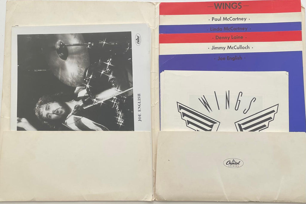 Wings capitol records press kit